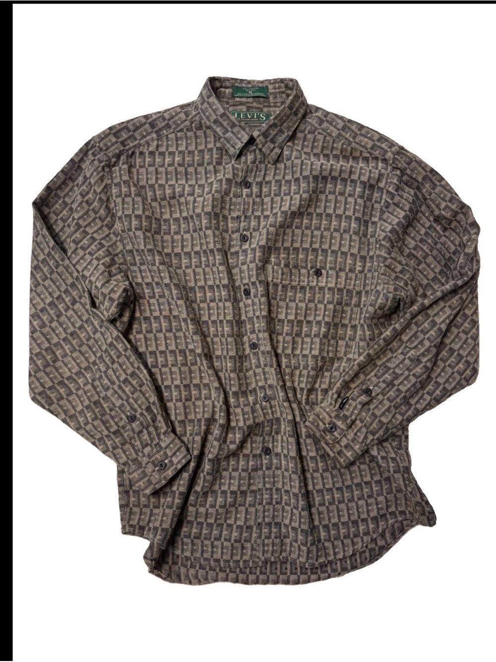 Vtg. Levi’s Sutter Creek Soft Woven Cotton Shirt Made In USA Medium